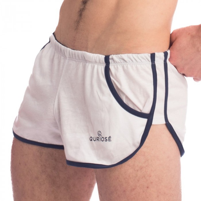 Kurze der Marke QURIOSÉ - Swing it Weiß- Split Shorts Quriosé - Ref : QL05 SWI WHT