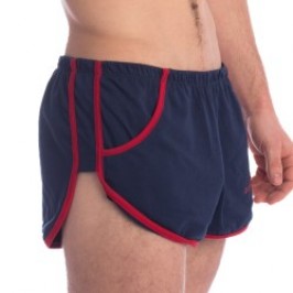 Kurze der Marke QURIOSÉ - Swing it Navy - Split Herrenshorts Quriosé - Ref : QL05 SWI NAV