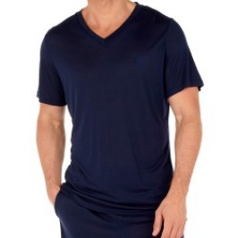 Short Sleeves of the brand HOM - V-neck short-sleeved t-shirt HOM Cocooning - Ref : 402184 00RA