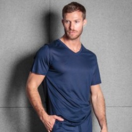 Short Sleeves of the brand HOM - V-neck short-sleeved t-shirt HOM Cocooning - Ref : 402184 00RA