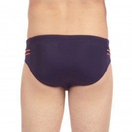 HOM Swim micro briefs in ink blue from the Sea Life collection