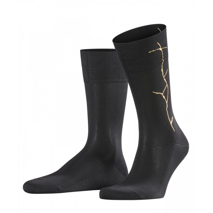  Chaussettes Kintsugi - noir - FALKE 13395-3000 