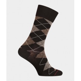  Chaussettes Intarsia Laine Noir - LABONAL 38749 8002 