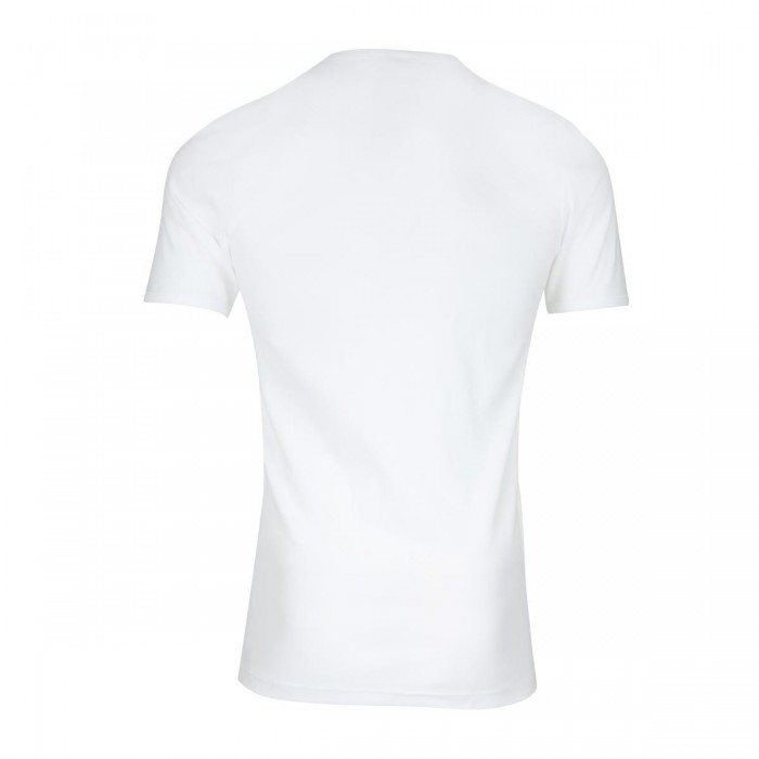 T-shirt 318 pur coton manches courtes col en V blanc - ref :  0318 0001