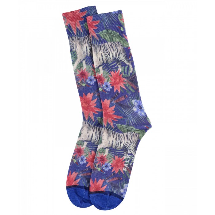  Chaussettes FALKE Mindfulness éditon limitée - bleu - FALKE 14062-6065 