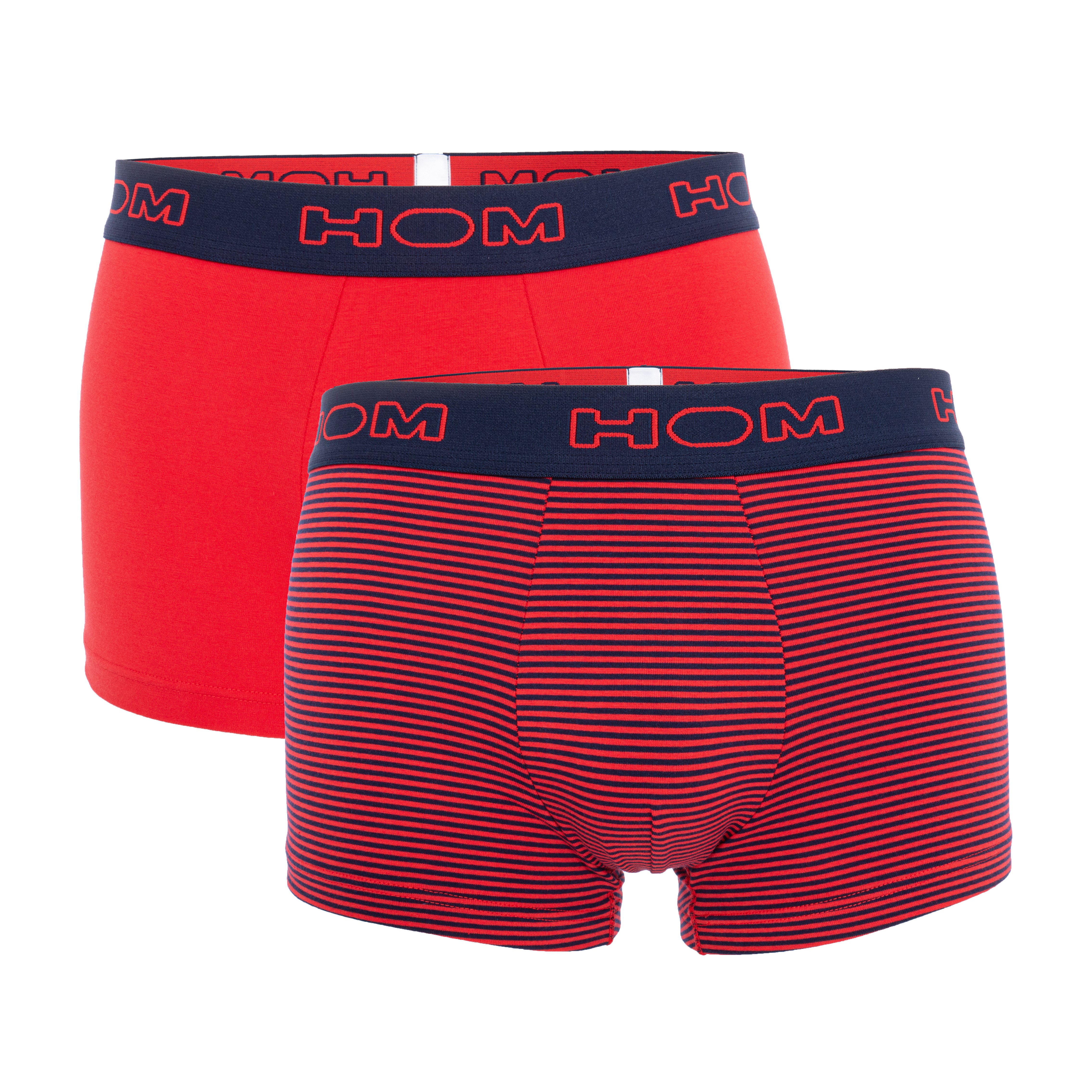 Lot of 2 Marine Boxers - red: Packs for man brand HOM for sale onli