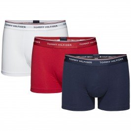 Lot of 3 cotton Stretch boxers Tommy Hilfiger - white: Packs for ma