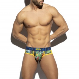  Slip Floral mesh - jaune - ES COLLECTION UN417-C03 