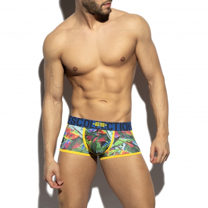  Slip Floral mesh - jaune - ES COLLECTION UN418-C03 