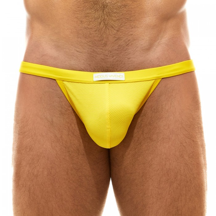  Tanga de bain corn pique - yellow - MODUS VIVENDI CS2112-YELLOW 