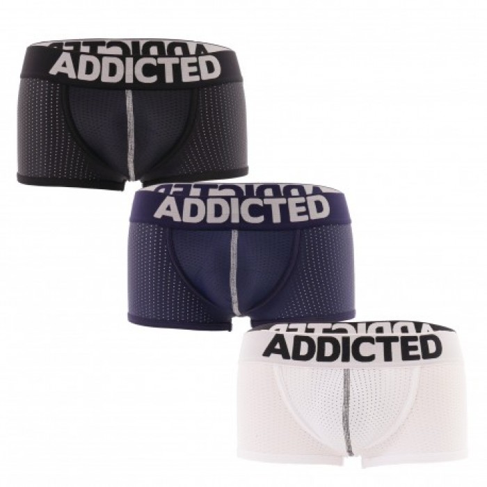  Lot de 3  Boxer Push up - ADDICTED AD477P C3COL 