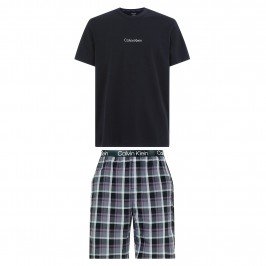 Shorts Pyjama Set Modern Structure - black - CALVIN KLEIN NM2183E-VCZ