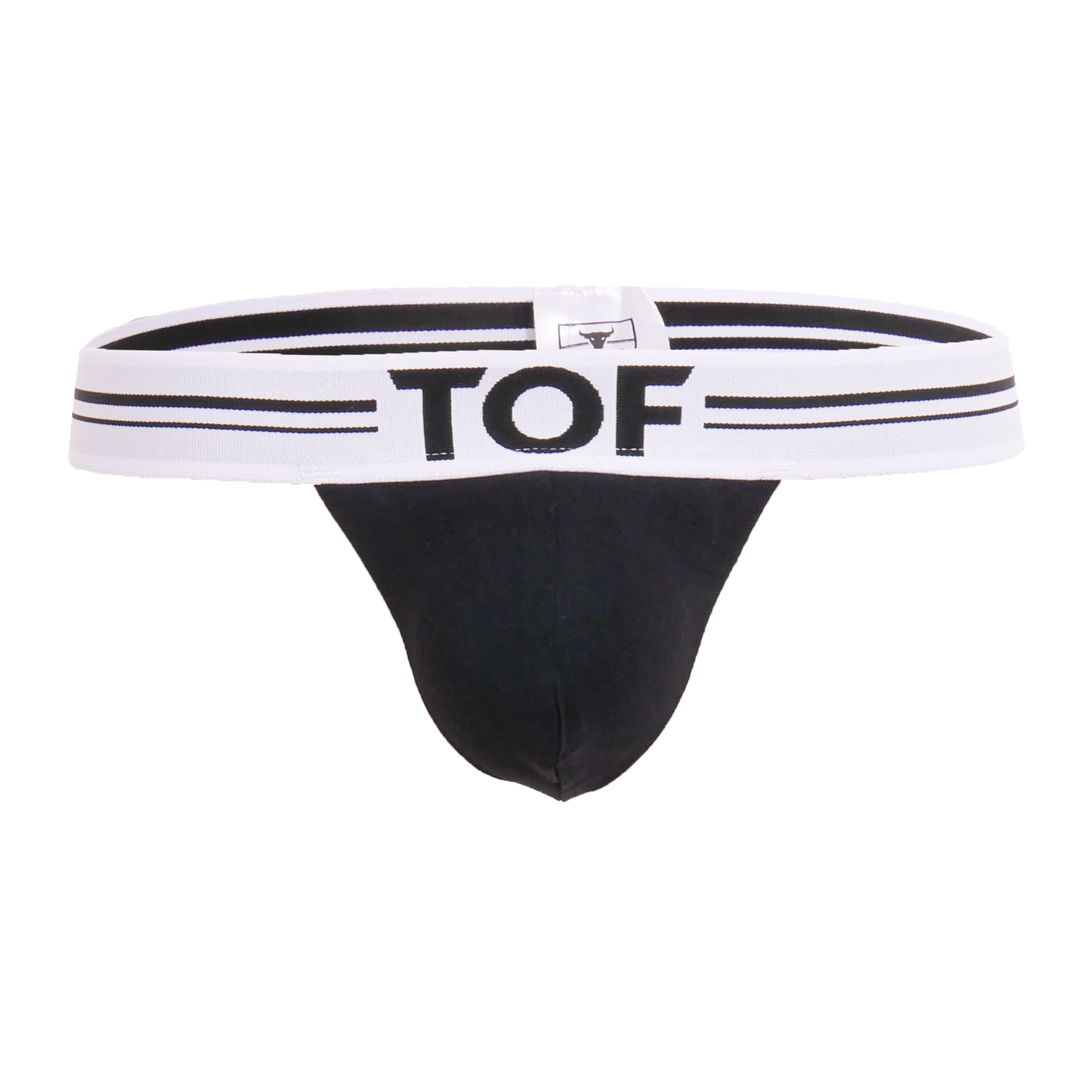 String without string French - black: Briefs for man brand TOF Pari