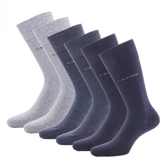  Lot de 3 paires de chaussettes CK - bleu jeans - CALVIN KLEIN 701218710-008 