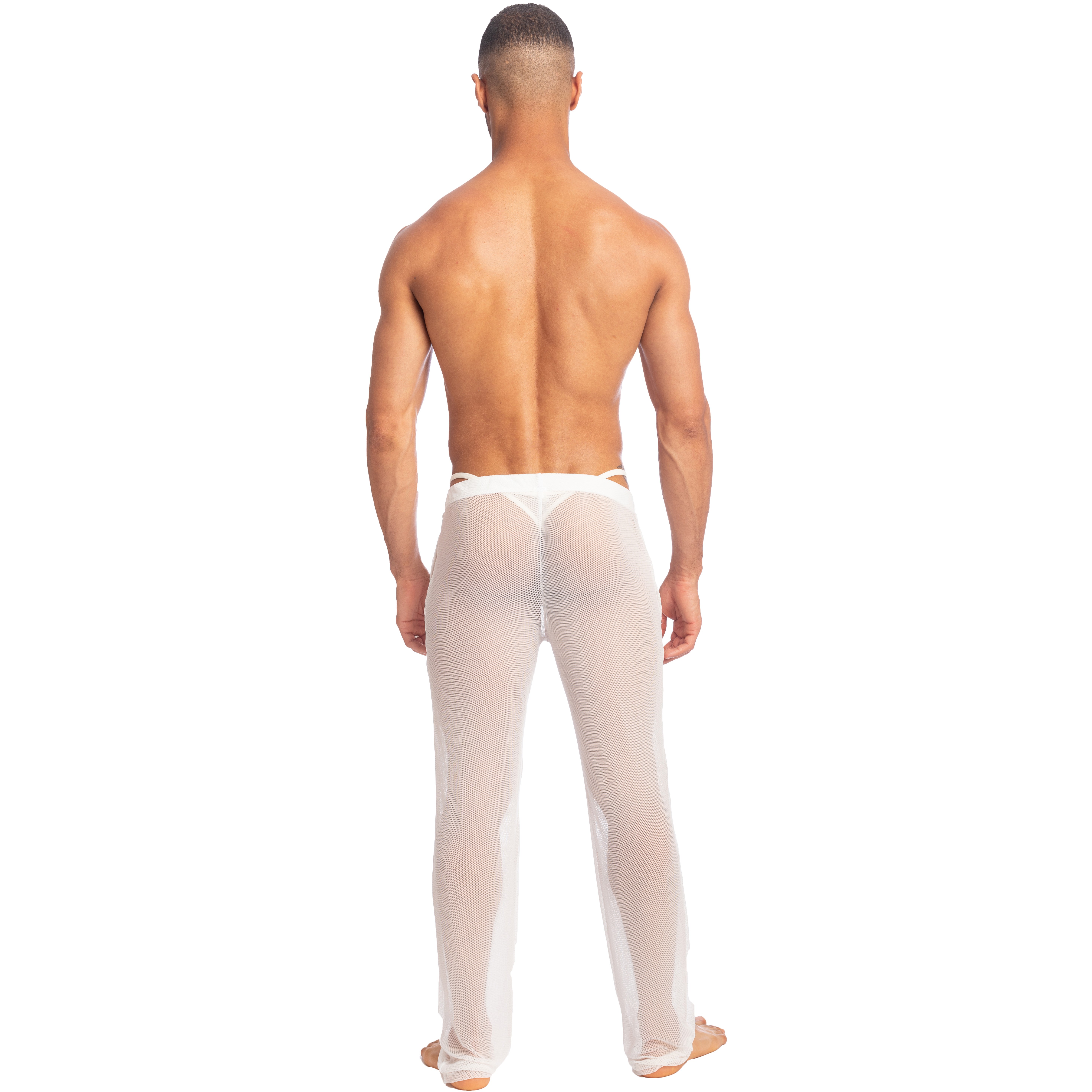 Mens Casual Long Pants Solid Color Ultra-Thin See Through Pants Elastic  Waist Drawstring Loose Fit Trousers Men Summer Beachwear - AliExpress