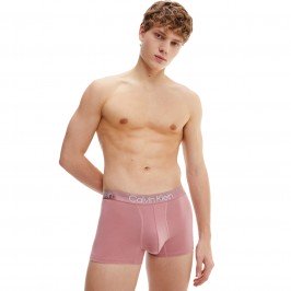  Set di 3 Boxer Modern Structure - grigio, nero e uva rossa - CALVIN KLEIN NB2970A-1RM 