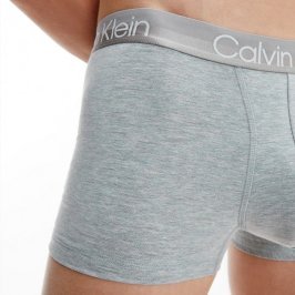  Set di 3 Boxer Modern Structure - grigio, nero e uva rossa - CALVIN KLEIN NB2970A-1RM 