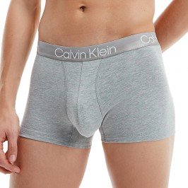  Set di 3 Boxer Modern Structure - grigio, nero e uva rossa - CALVIN KLEIN NB2970A-1RM 