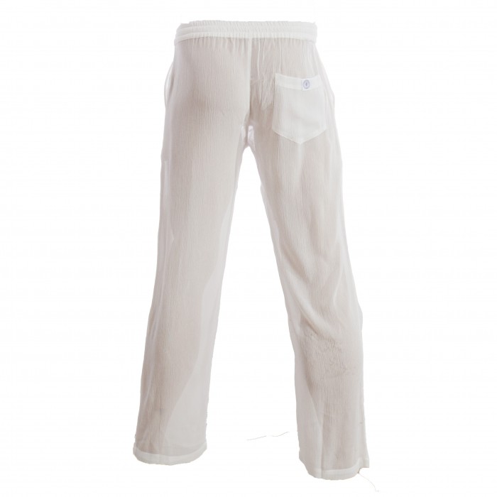  Pantalon Lounge - blanc - L'HOMME INVISIBLE HW144-LOU-002 