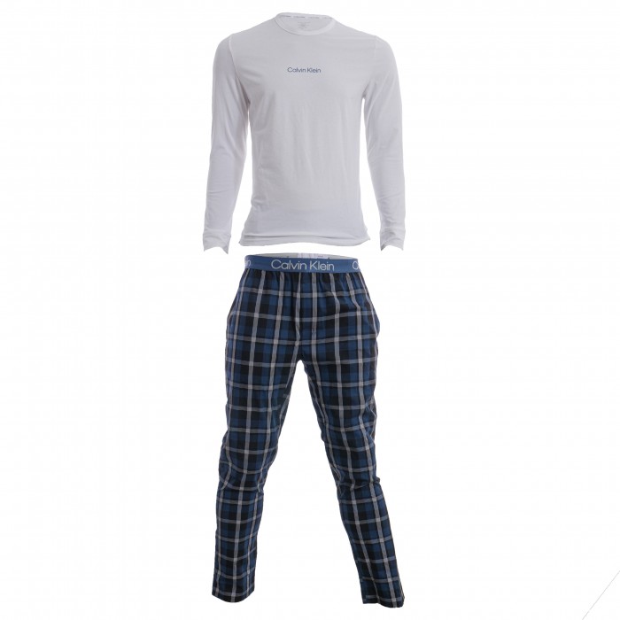 Hosen-pyjama-set Modern Structure - Weiß - CALVIN KLEIN *NM2184E-1MT