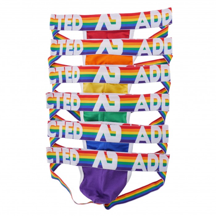  Jockstrap Rainbow (Lot de 6) - ADDICTED AD1144P 