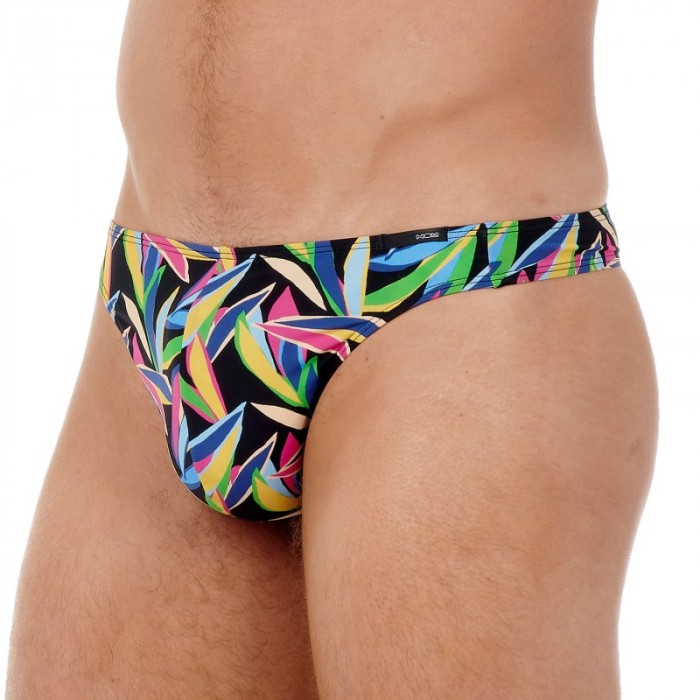 Tanga de la marca HOM - G-String HOM Funky Styles - negro - Ref : 402598 P004