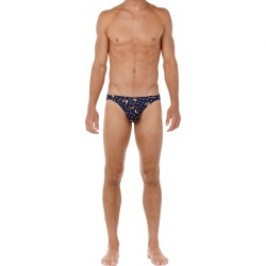 Slip de la marca HOM - Micro Calzoncillos Comfort HOM Funky Styles - navy - Ref : 402599 I0RA