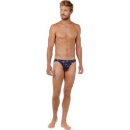 Slip de la marca HOM - Micro Calzoncillos Comfort HOM Funky Styles - navy - Ref : 402599 I0RA