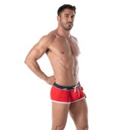 Boxer corti, bagno Shorty del marchio TOF PARIS - Boxer da bagno Holidays TOF PARIS - rosso - Ref : TOF247R