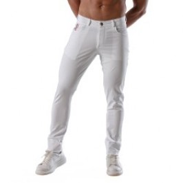 Pantalones de la marca TOF PARIS - Chino Patriot - Pantalon blanco - Ref : TOF217B