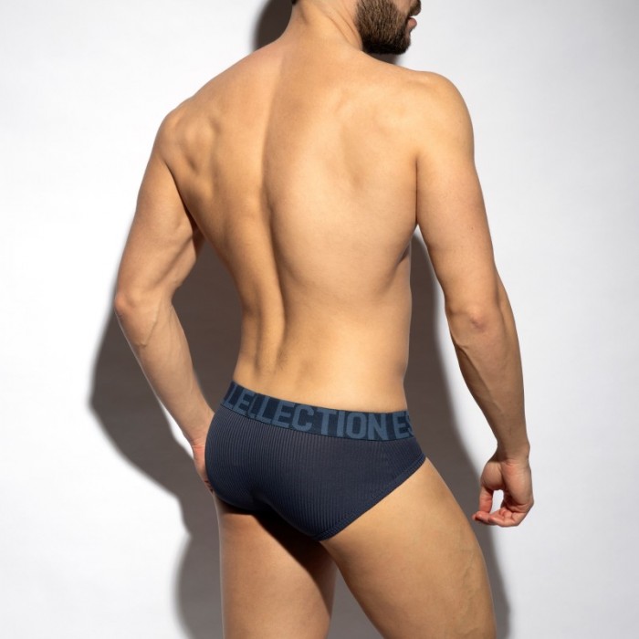 Brief of the brand ES COLLECTION - Recycled Rib brief - navy - Ref : UN570 C09