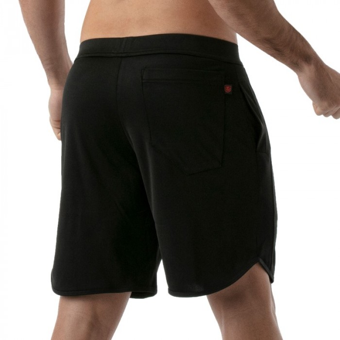 Short of the brand TOF PARIS - Gym Long shorts Tof Paris - Black - Ref : TOF146N