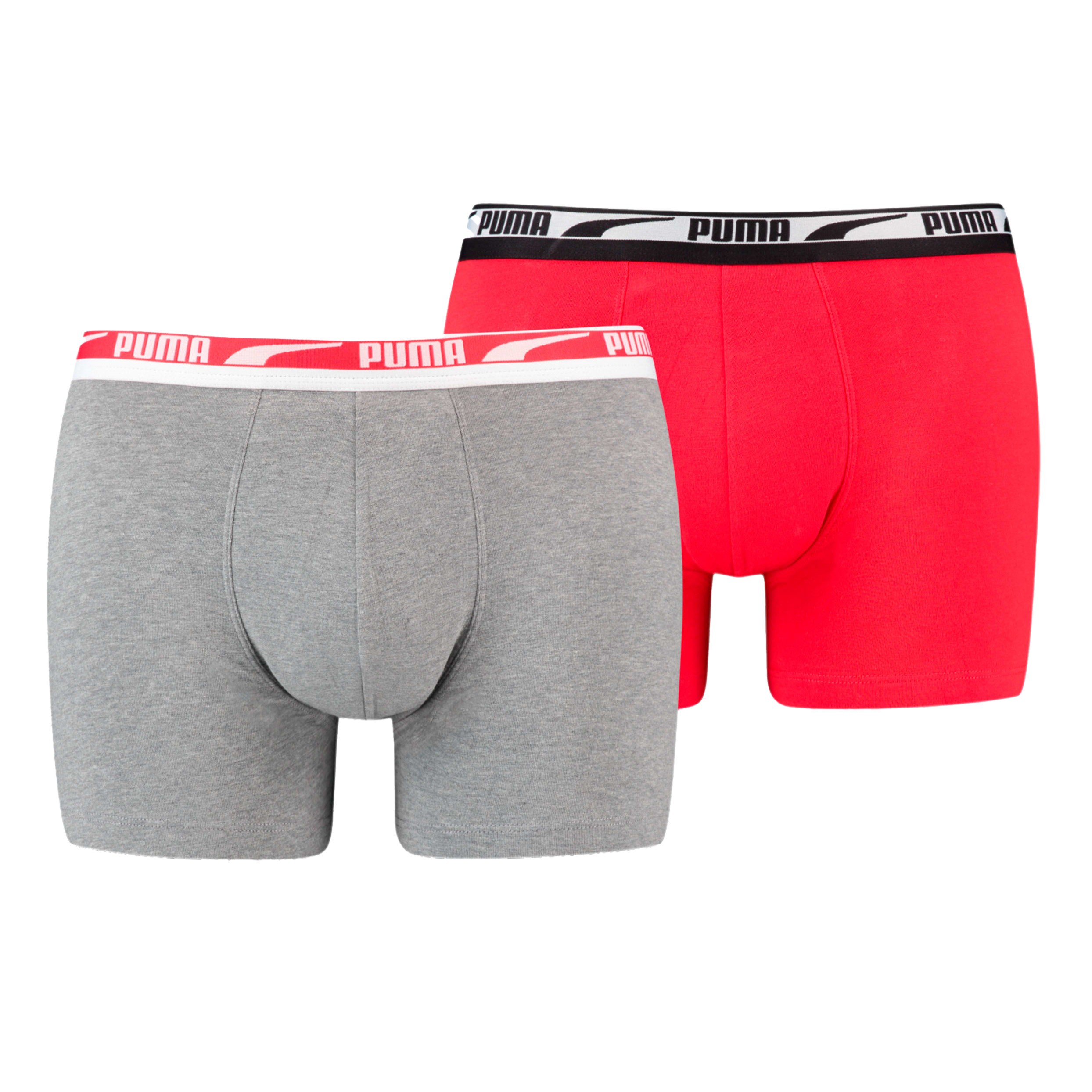 Set of 2 boxers Multi logo PUMA - grey and red: Packs for man brand