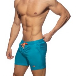 T-Shirt Made In France of the brand ADDICTED - Bath shorts Basic - peacock - Ref : ADS073 C27