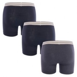 Boxer shorts, Shorty of the brand SCOTCH & SODA - Pack of 3 organic cotton Scotch&Soda boxers - Black and Grey - Ref : 701222706