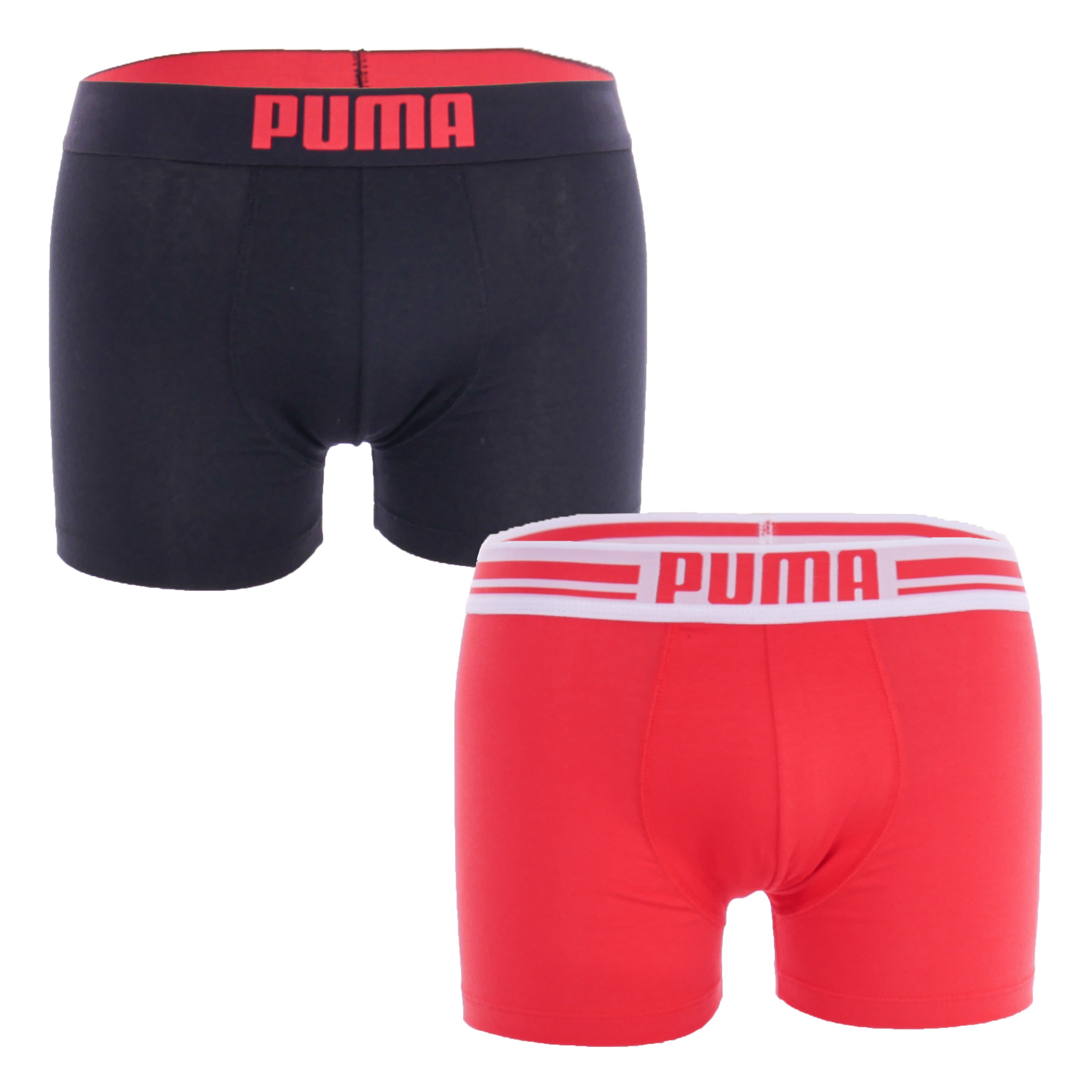 Boxer shorts Puma 2 Pack Basic Boxers White/ Black