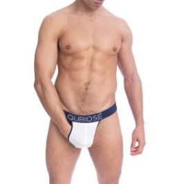 Ropa Interior de la marca QURIOSÉ - Jockstrap Let Me Out - blanco - Ref : QU20 TWO NA50