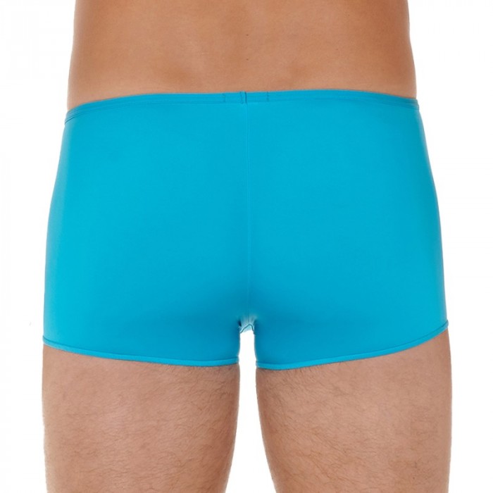 Boxer, shorty de la marque HOM - Boxer court Plumes - turquoise - Ref : 404755 00PF