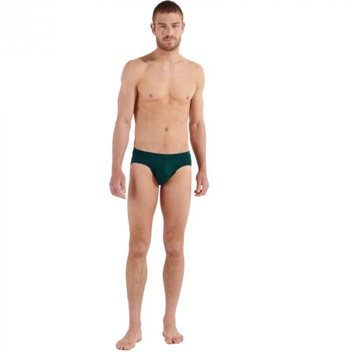 Slip del marchio HOM - Micro Slip Comfort Tencel Soft - verde - Ref : 402677 00DG