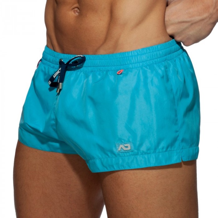 Badehosen der Marke ADDICTED - Racing Side Badeshorts - blau - Ref : ADS232 C08