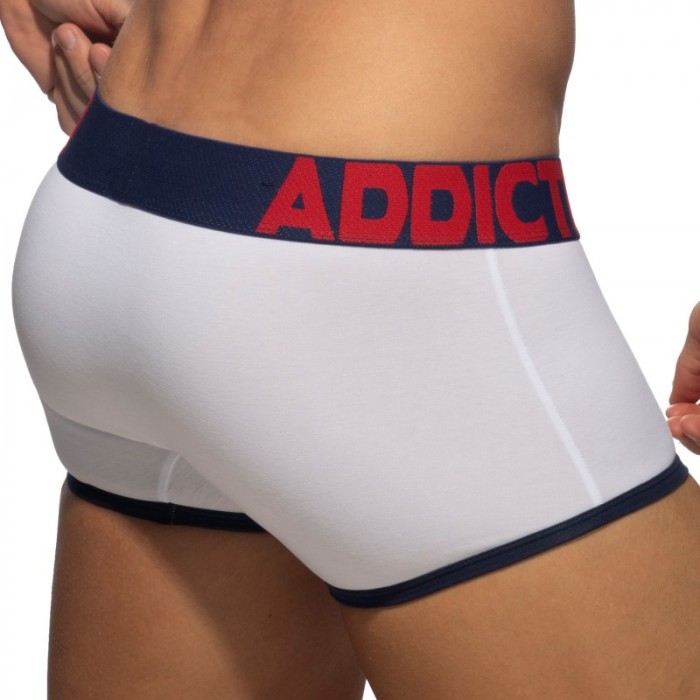 Boxer, shorty de la marque ADDICTED - Trunk ouvert Fly Cotton - marine - Ref : AD1203 C09