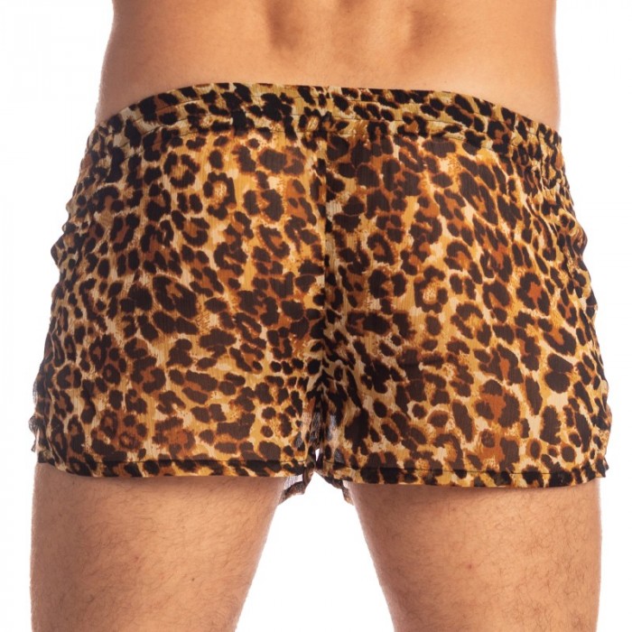 Corto de la marca L HOMME INVISIBLE - Leopard - Pantalones cortos - Ref : SP06 LEO23